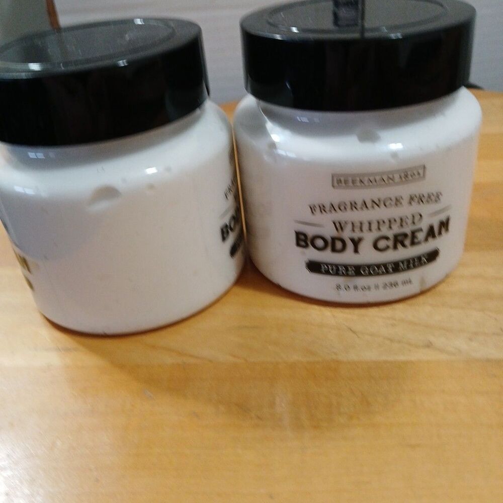 2X-Beekman 1802 Pure Goat Milk Whipped Body Cream, Fragrance-Free 8 fl oz NO BOX - Picture 6 of 9